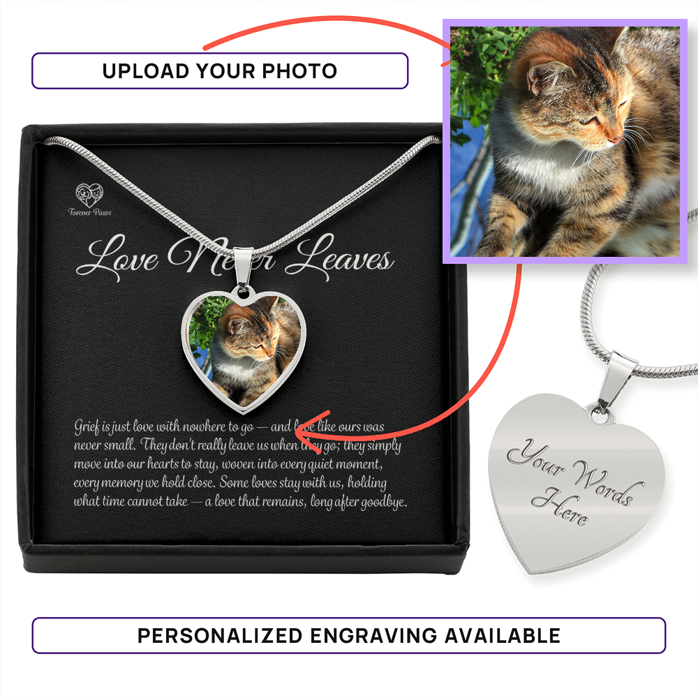 Personalized Pet Photo Memorial Necklace