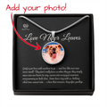 Personalized Pet Photo Memorial Necklace — Circle Pendant