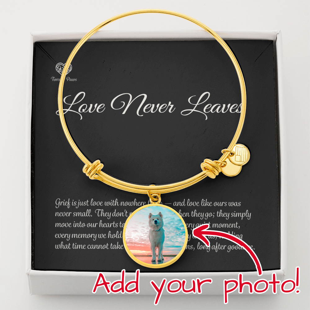 Custom Pet Photo Circle Bangle