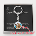 Custom Pet Photo Circle Keychain