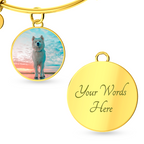 Custom Pet Photo Circle Bangle
