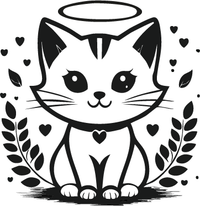 Personalized Pet Memorial Heart Bangle (Kitty 1)