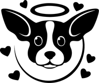 Personalized Pet Memorial Heart Bangle (Puppy 3)
