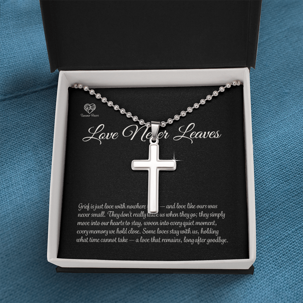 Cross Pendant Memorial Necklace