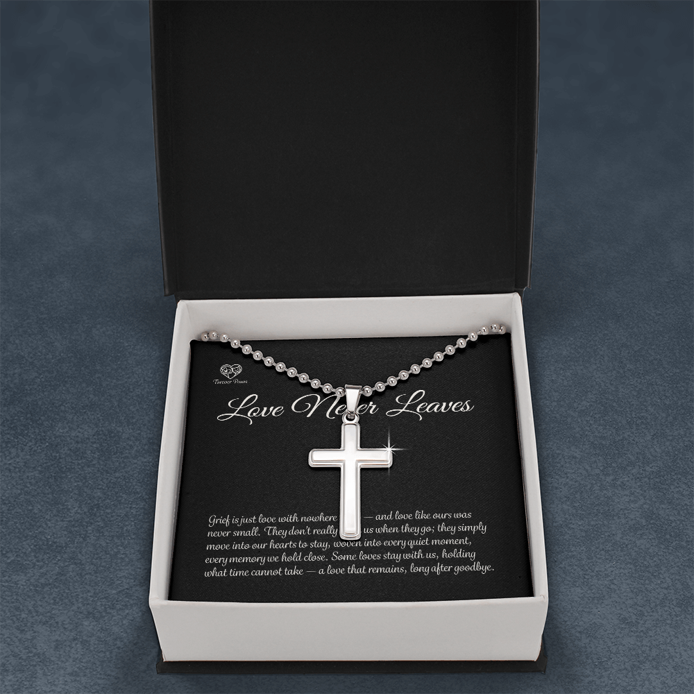 Cross Pendant Memorial Necklace