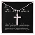 Cross Pendant Memorial Necklace