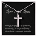 Cross Pendant Memorial Necklace