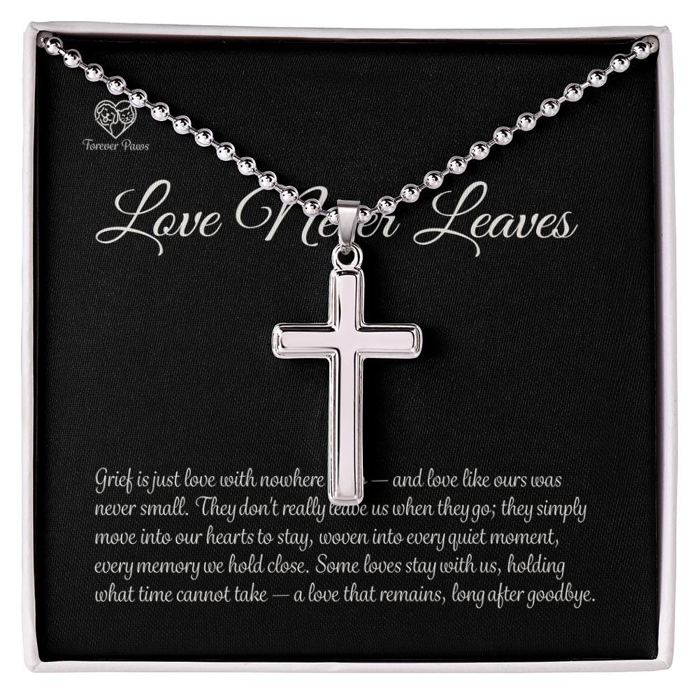 Cross Pendant Memorial Necklace