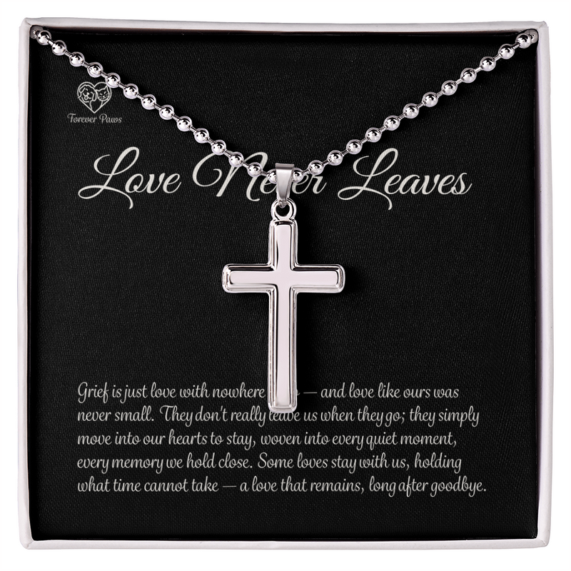 Cross Pendant Memorial Necklace