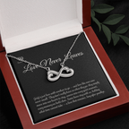 Pet Memorial Infinity Heart Necklace