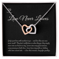 Pet Memorial Interlocking Hearts Necklace