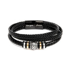 Pet Memorial "Love You Forever" Leather Bracelet