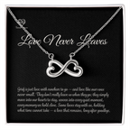 Pet Memorial Infinity Heart Necklace