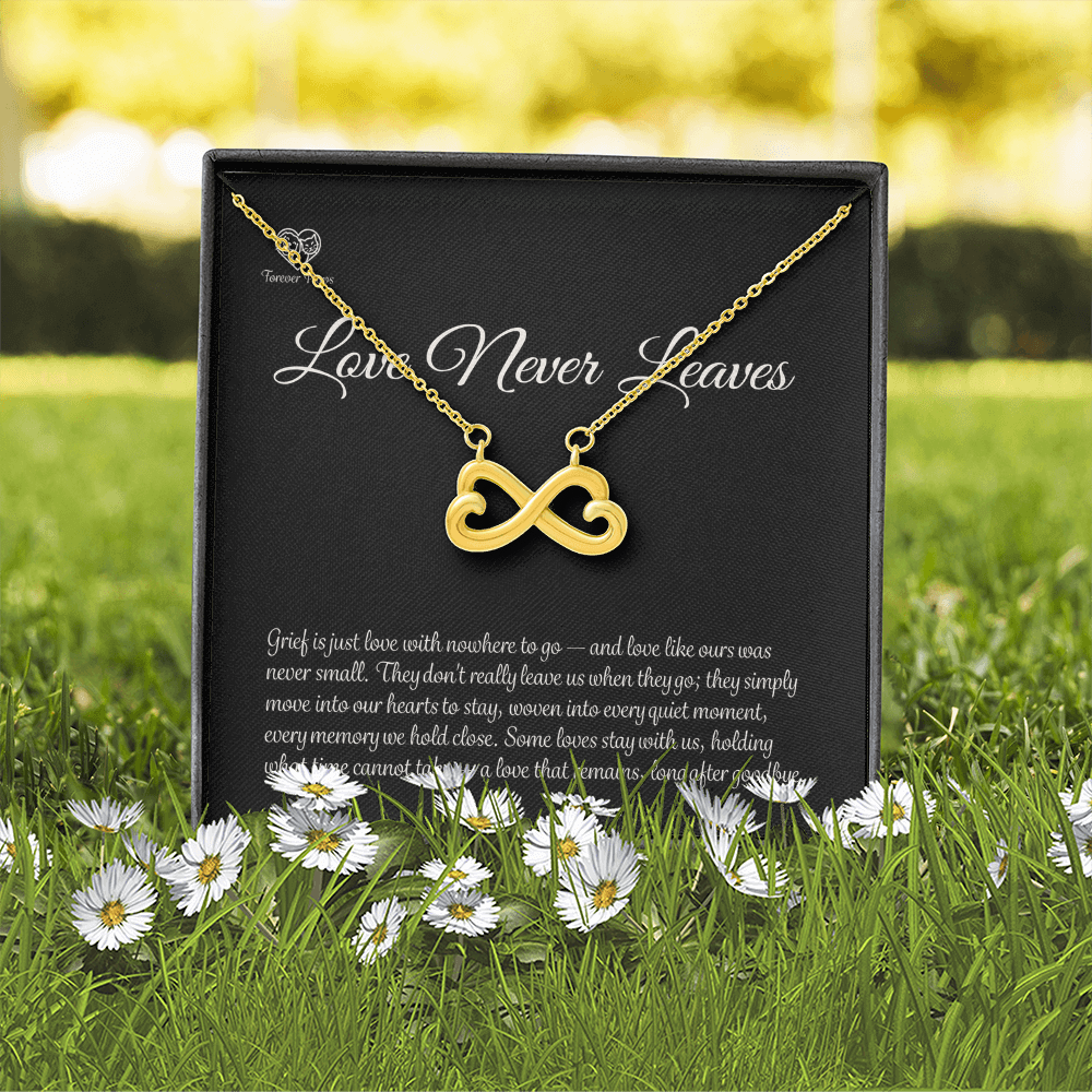 Pet Memorial Infinity Heart Necklace