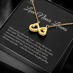 Pet Memorial Infinity Heart Necklace